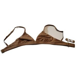 NEW Skims Size XXS Beige Triangle Bralette Unlined Underwire Free BR-TRI-0267